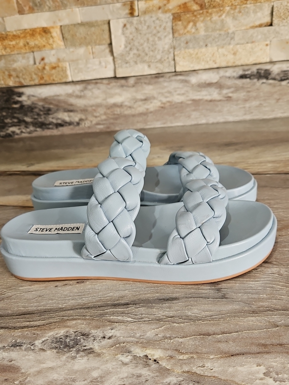 Steve Madden Sandale Color Blue Size 6.5